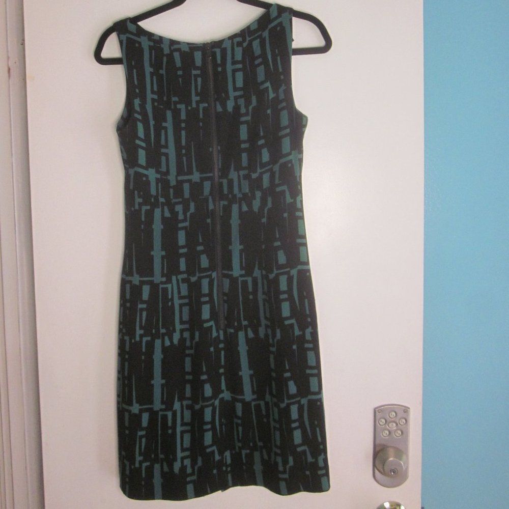 MILLY Milly Womens Green Black Business Sheath Dress Size 6 Size M / US 6-8 / IT 42-44 - 10 Thumbnail