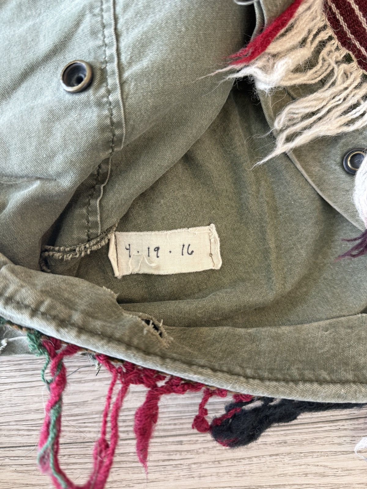 Greg Lauren Greg Lauren 1/1 “Army Tent Hooded Parka” Size US S / EU 44-46 / 1 - 7 Thumbnail