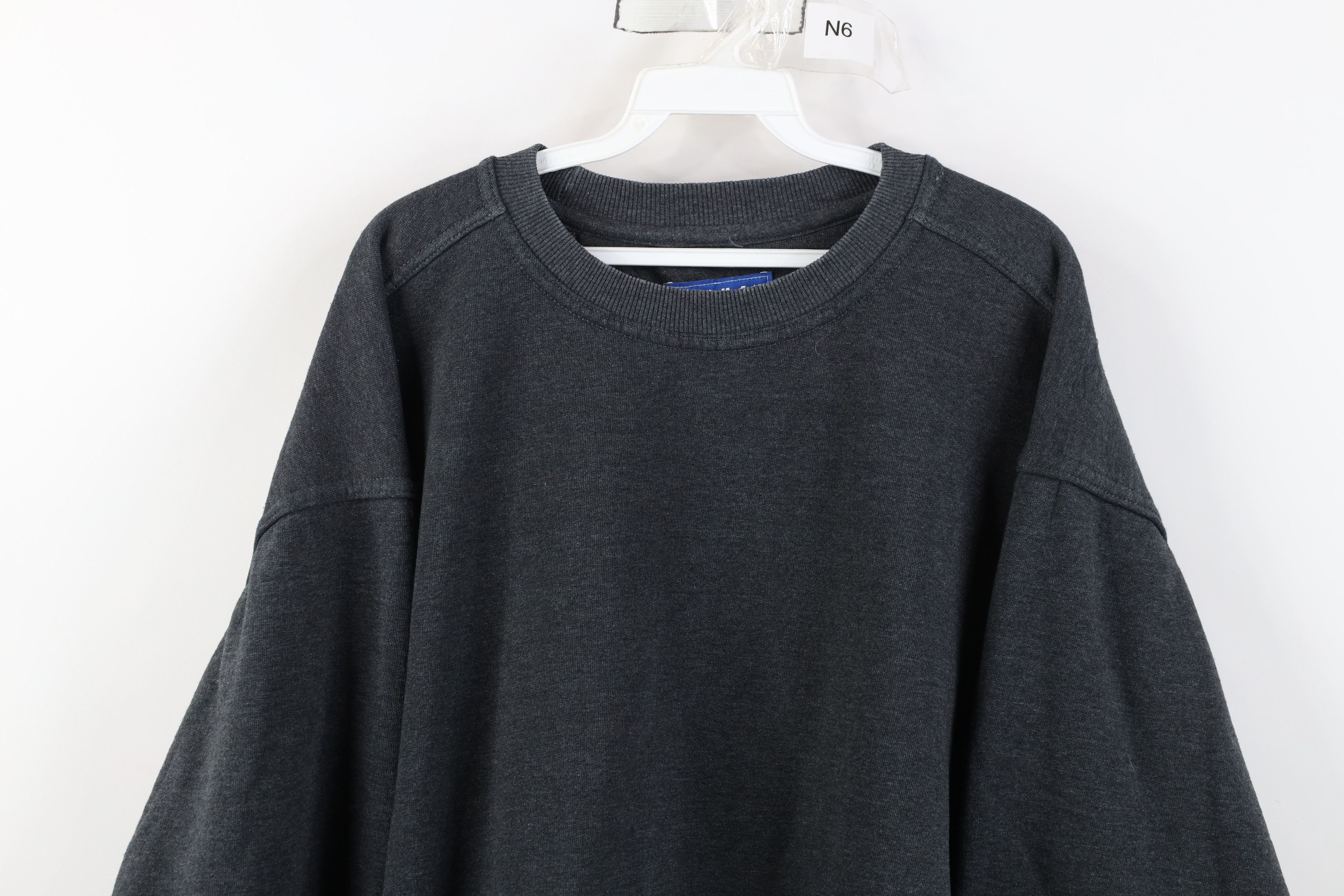Russell Athletic Vintage 90s Russell Athletic Heavy Sweatshirt Charcoal Gray Size US XL / EU 56 / 4 - 2 Thumbnail
