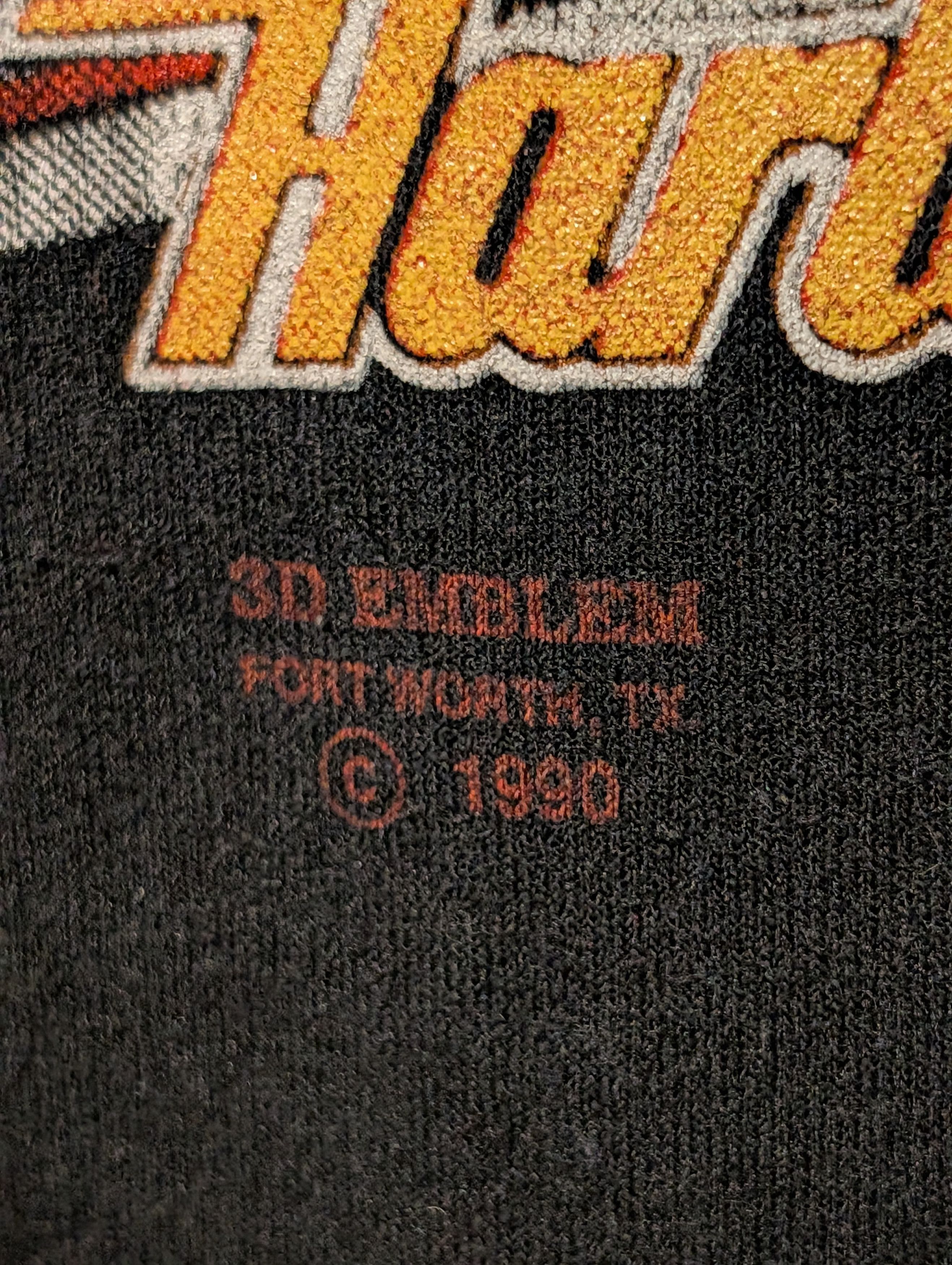 Harley Davidson Vintage Harley Davidson Leader of the Pack 3D Emblem T-Shirt Size US L / EU 52-54 / 3 - 3 Thumbnail