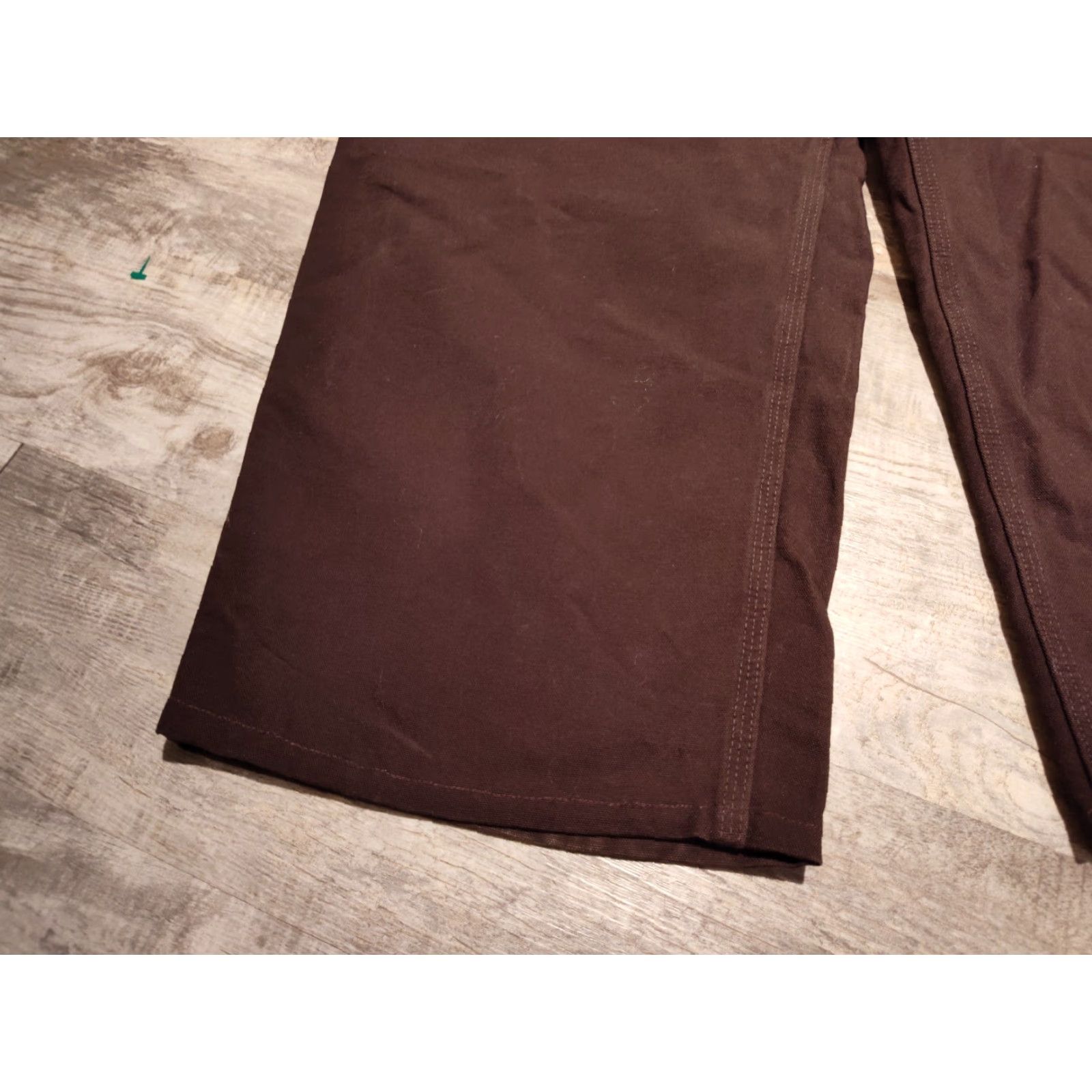 Carhartt VINTAGE Carhartt Dungaree Carpenter Pants B11 DKB Brown 48x27 Regular Workwear Mens Size US 32 / EU 48 - 2 Thumbnail