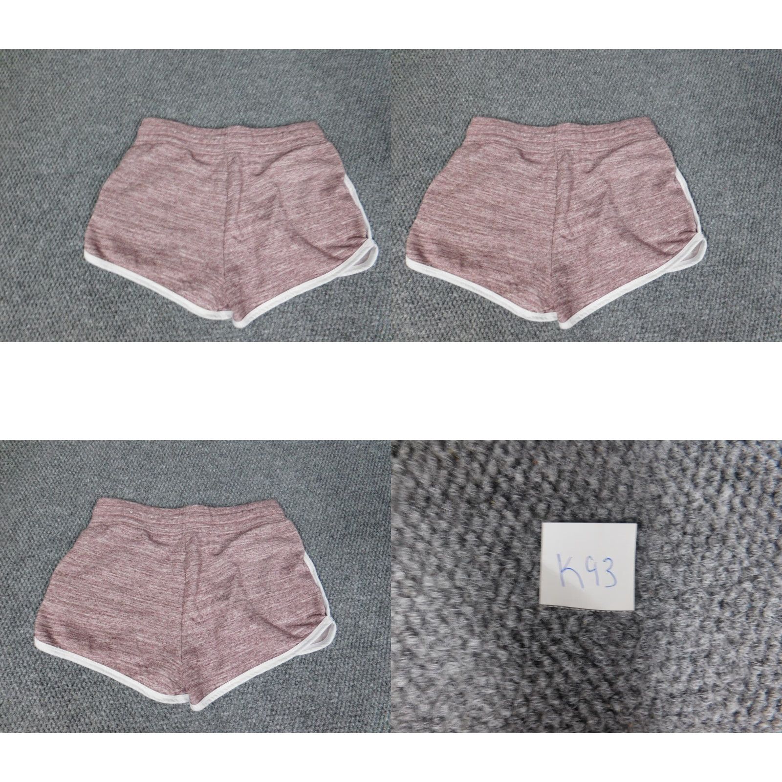 Pinko Reflex Shorts Womens Large Pink stretch Cotton Spandex Knit Casual Slimming Walking Size 26" / US 2 / IT 38 - 8 Thumbnail
