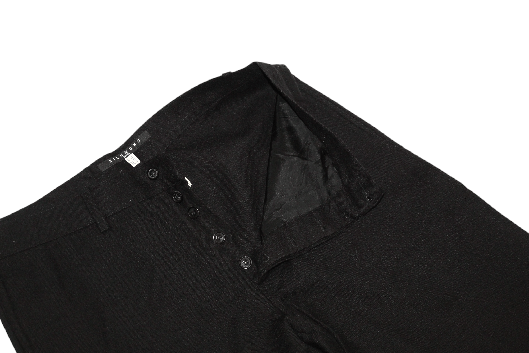 John Richmond Richmond Dnm col.990 Cotton Lining Wool Cargo Trousers Size US 32 / EU 48 - 1 Thumbnail