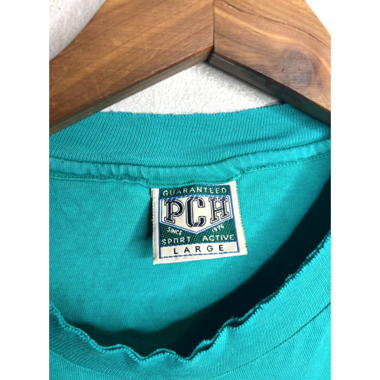 Vintage VTG Pacific Coast Highway T-Shirt Crew Neck Short Sleeve 90s Green L Mens Size US L / EU 52-54 / 3 - 3 Thumbnail