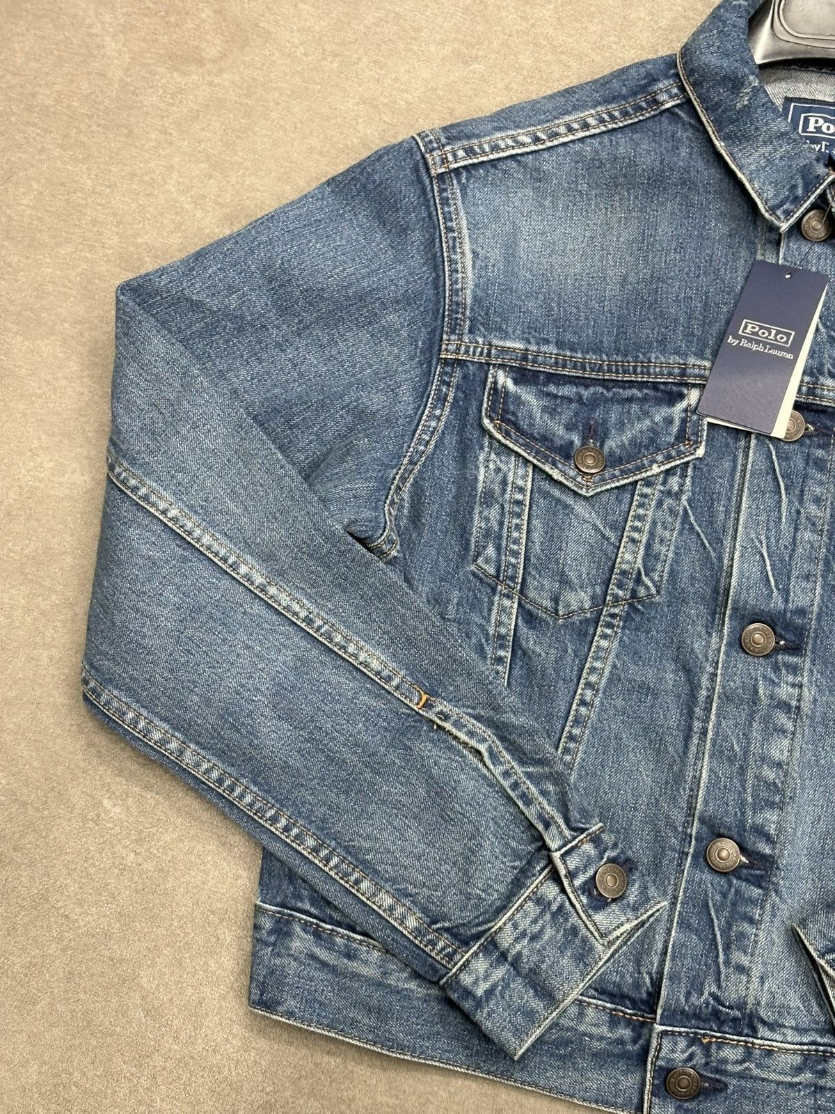 Polo Ralph Lauren Navy Cropped Denim Jacket Ralph Lauren Women’s S – New Size S / US 4 / IT 40 - 2 Thumbnail