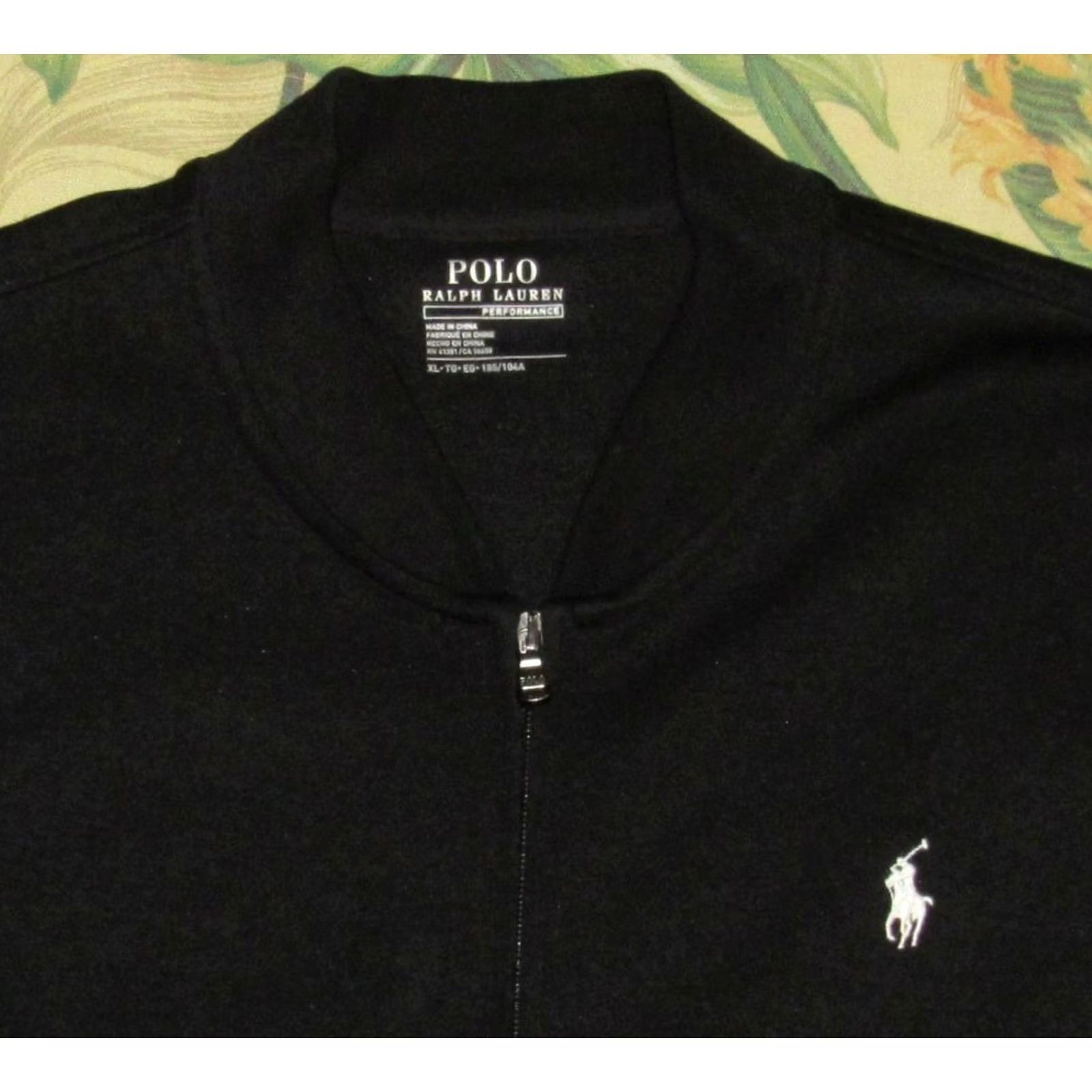 Ralph Lauren RALPH LAUREN Performance Black Cotton Blend Bomber Cardigan Sweater XL Men Size US XL / EU 56 / 4 - 2 Thumbnail