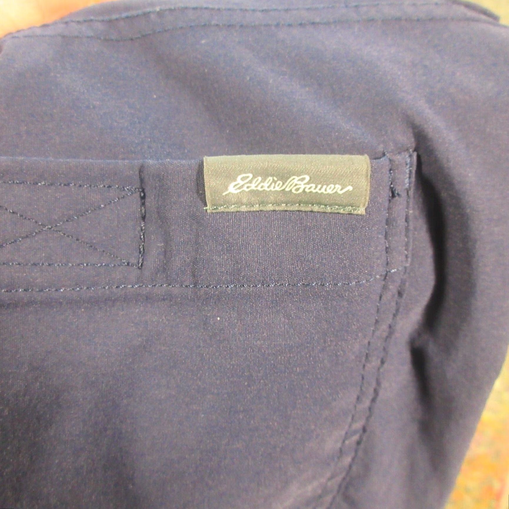 Eddie Bauer Eddie Bauer Pants Mens 36x32 Navy Lightweight Microfiber Outdoor Hiking Stretch Chino Casual Zip Pockets Slashed Straight Front Regular Mens Size US 36 / EU 52 - 6 Thumbnail