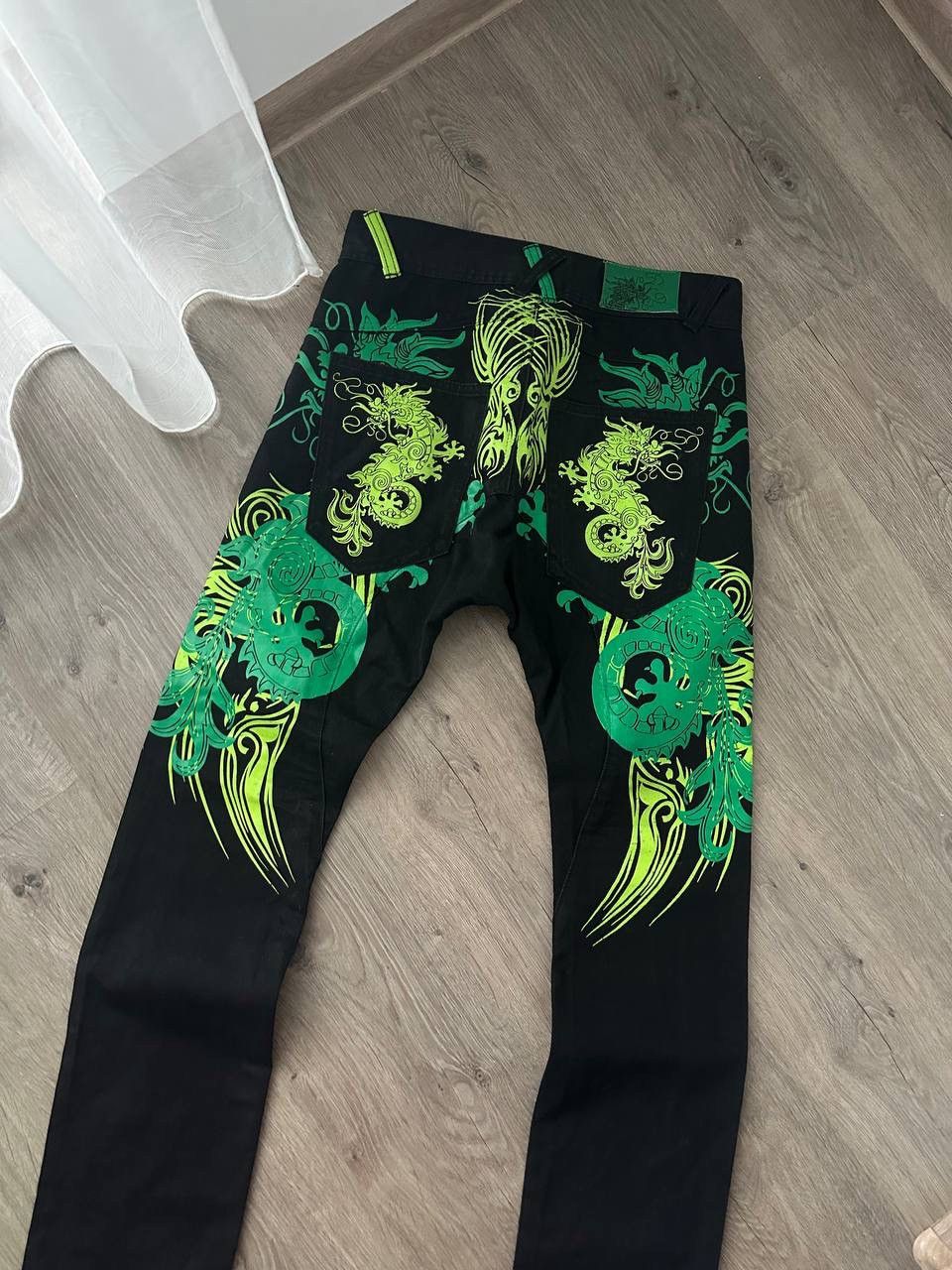 Christian Audigier × Ed Hardy × Vintage Vintage Ed Hardy Christian Audigier Style Pants Size US 30 / EU 46 - 7 Thumbnail