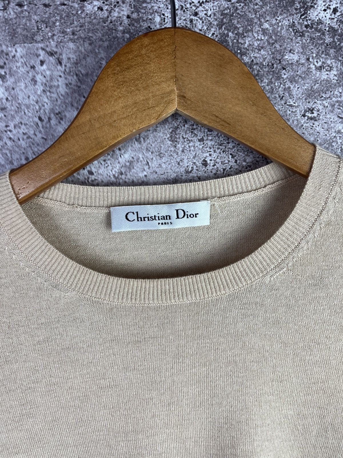 Dior Christian Dior CashmereSilk Sweater GradientBeigeBrownCDLogo Size XS / US 0-2 / IT 36-38 - 3 Thumbnail