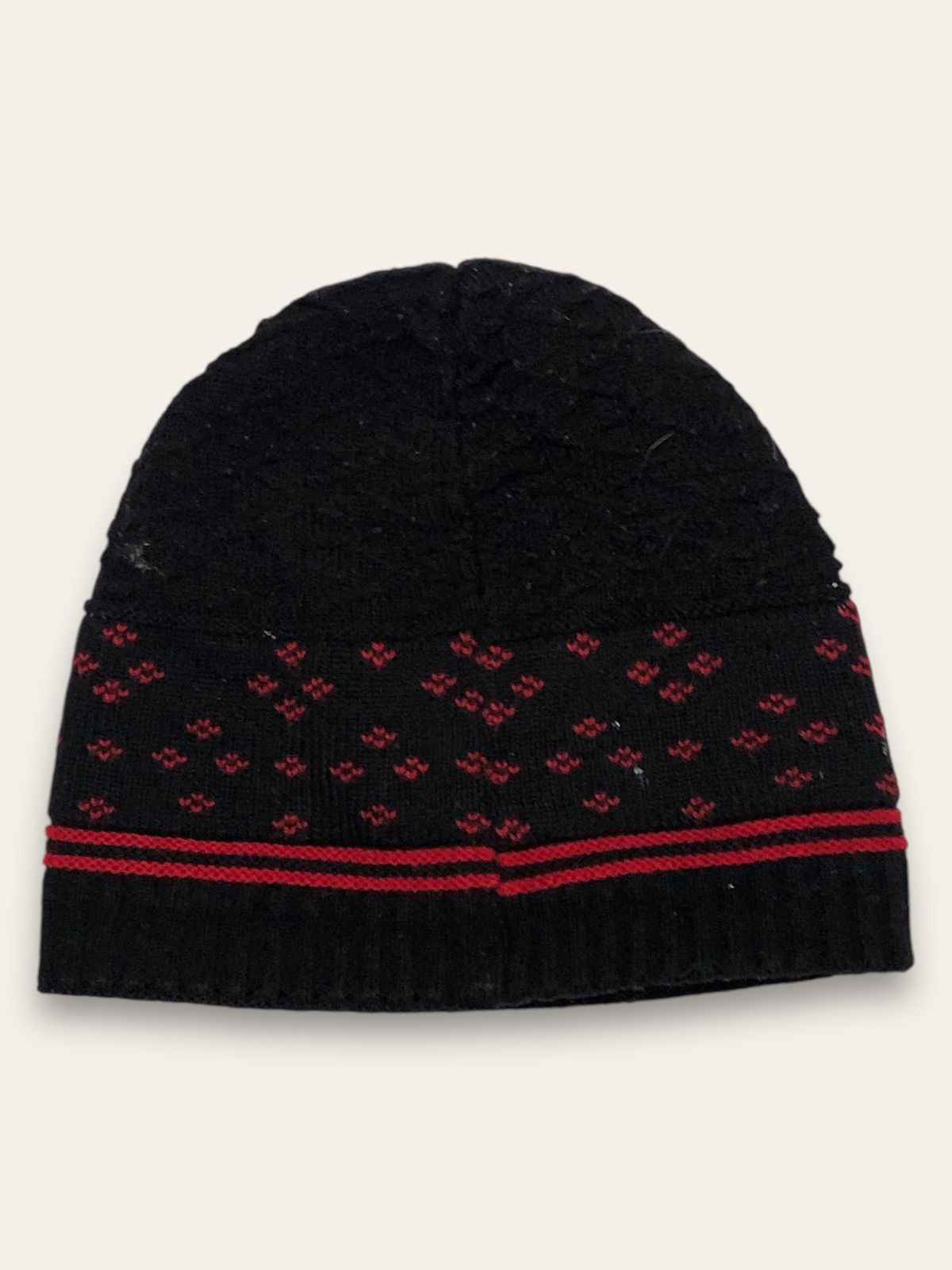 Hat Club 90s Vintage PUMA Red Black Big Logo Hat Beanie Size ONE SIZE - 2 Thumbnail