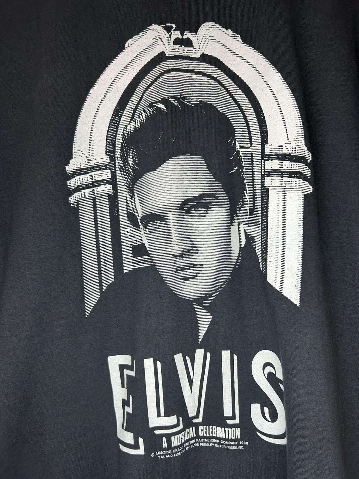 Band Tees × Vintage Vintage 80s Elvis A Musical Celebration T Shirt Size US L / EU 52-54 / 3 - 3 Thumbnail