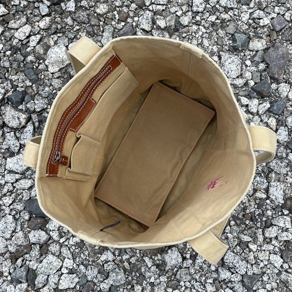 Designer × Ralph Lauren Ralph Lauren Khaki Canvas Tote Size ONE SIZE - 5 Thumbnail