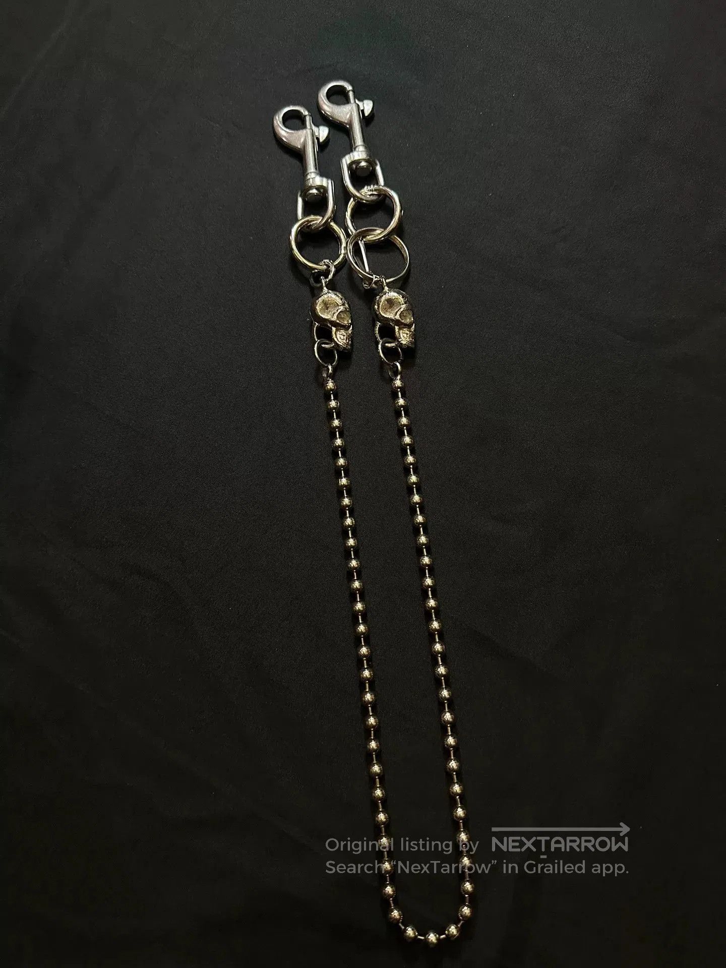 Vintage vintage skull bead chain from the 90s. Size ONE SIZE - 6 Thumbnail