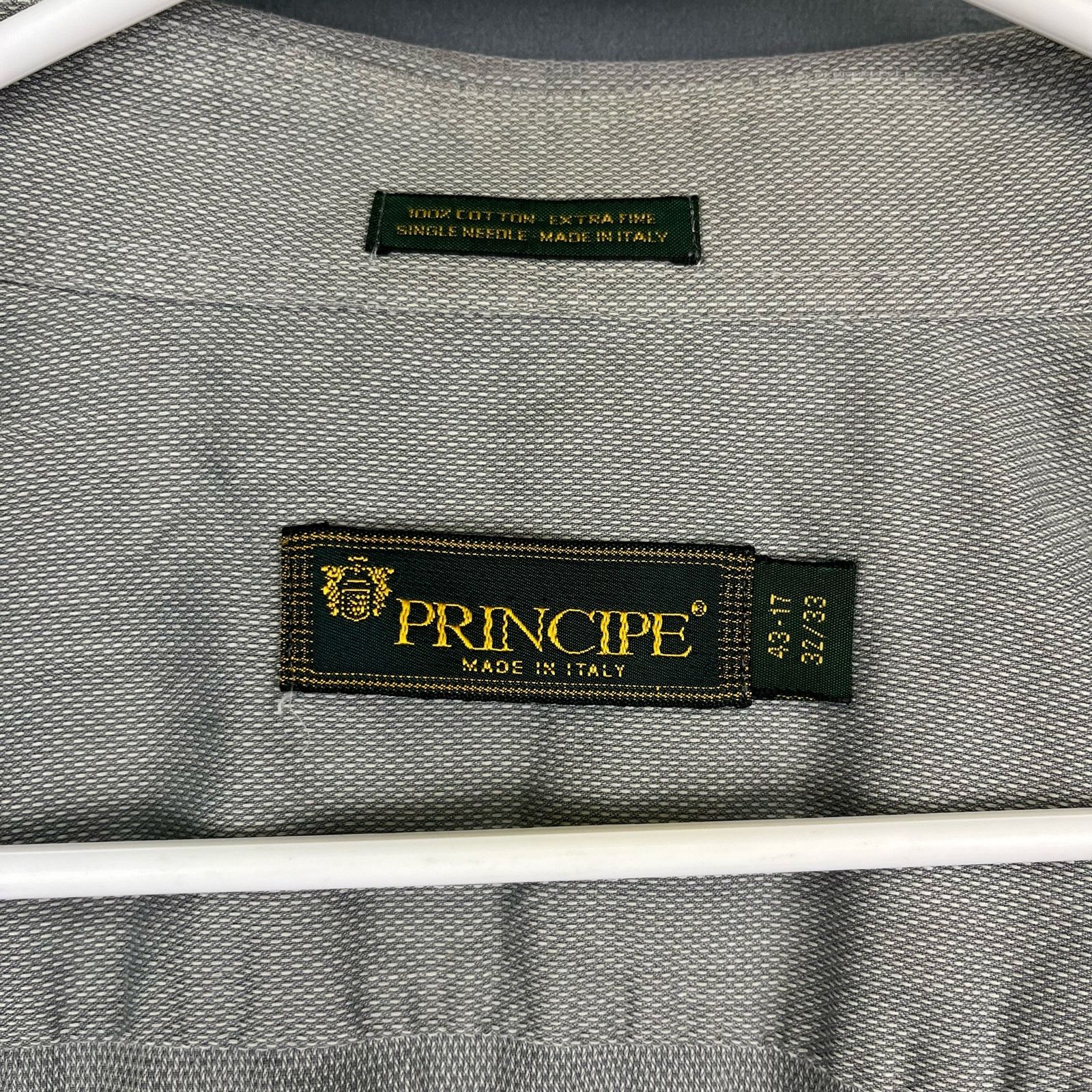 Principe Principe Italian 43-17 32/33 Extra Fine Dress Shirt BB-11 Size US XL / EU 56 / 4 - 9 Thumbnail