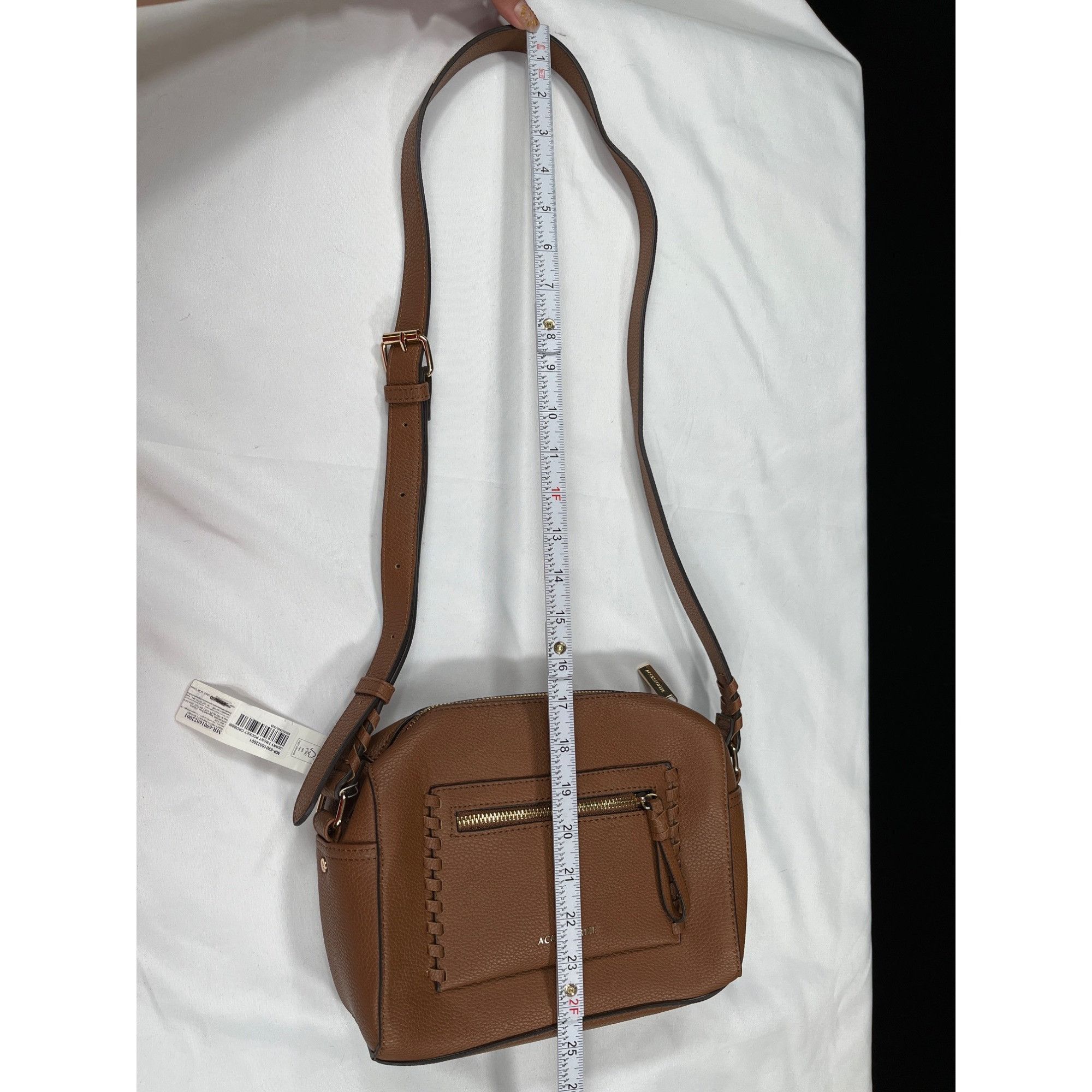 Designer Accessorize London SKU 7922 Womens Brown Leather Crossbody B Size ONE SIZE - 13 Thumbnail