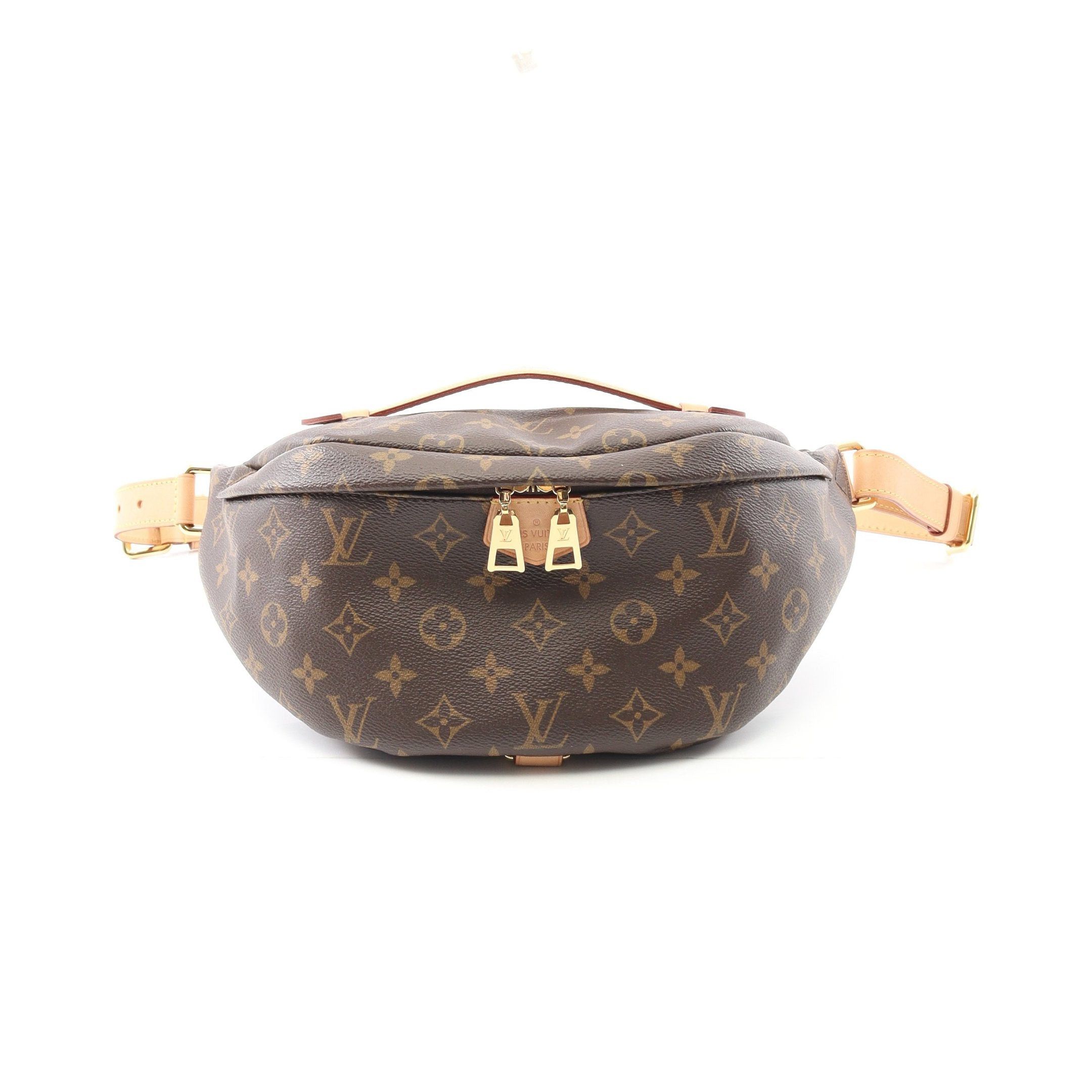 Louis Vuitton Louis Vuitton Bum Bag Monogram Body Waist Leather Brown Size ONE SIZE - 1 Thumbnail