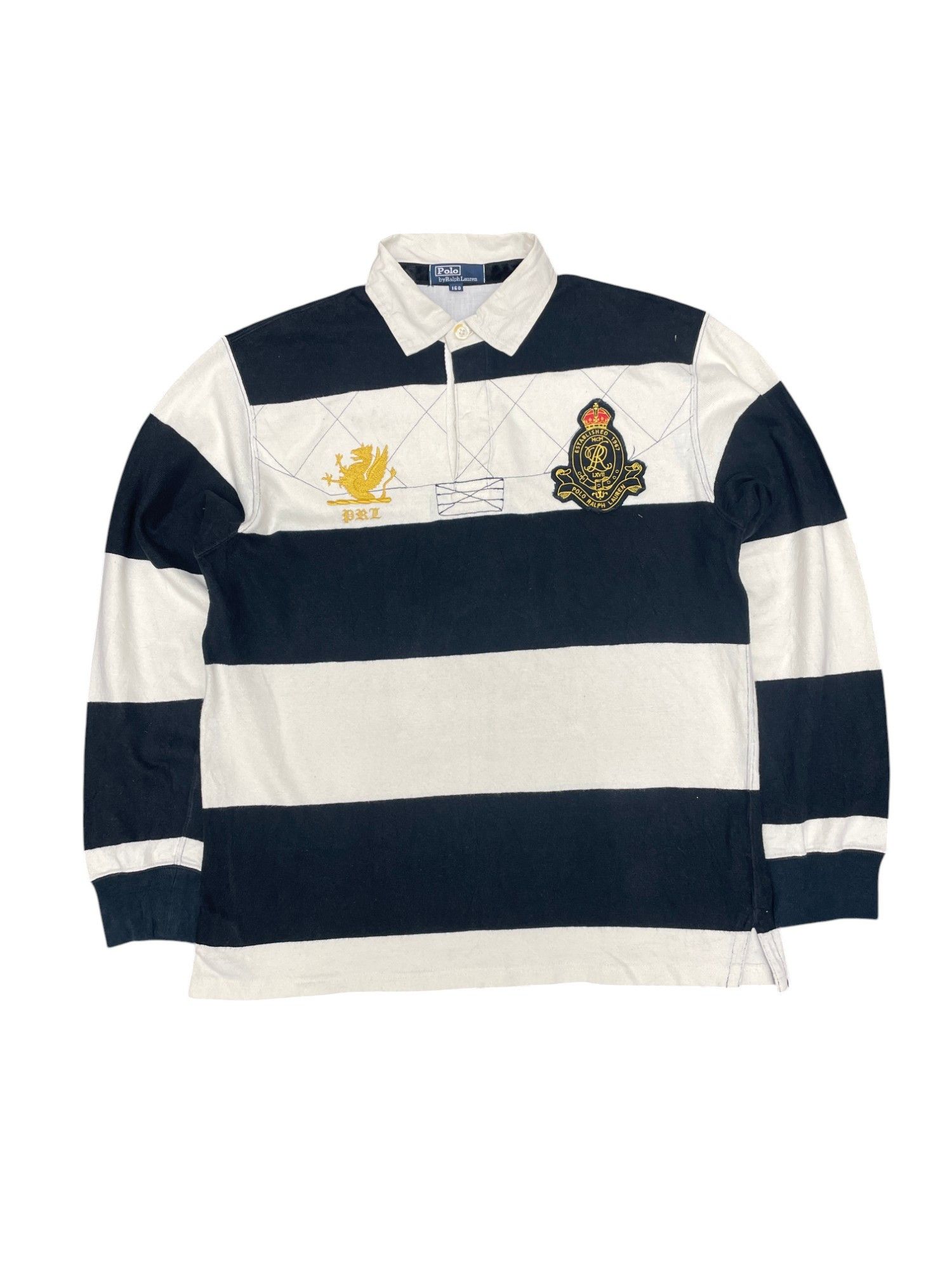 Vintage 90s Polo Ralph Lauren Rugby Stripe Shirt