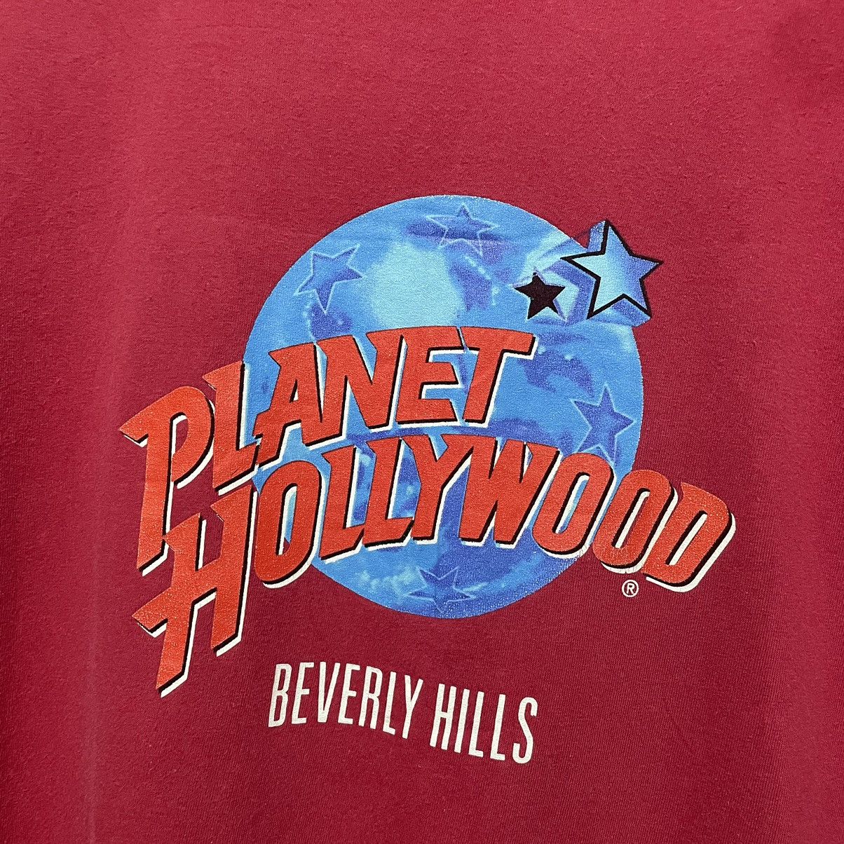 Planet Hollywood × Vintage Vintage 90s Planet Hollywood Beverly Hills T Shirt Size US M / EU 48-50 / 2 - 2 Thumbnail