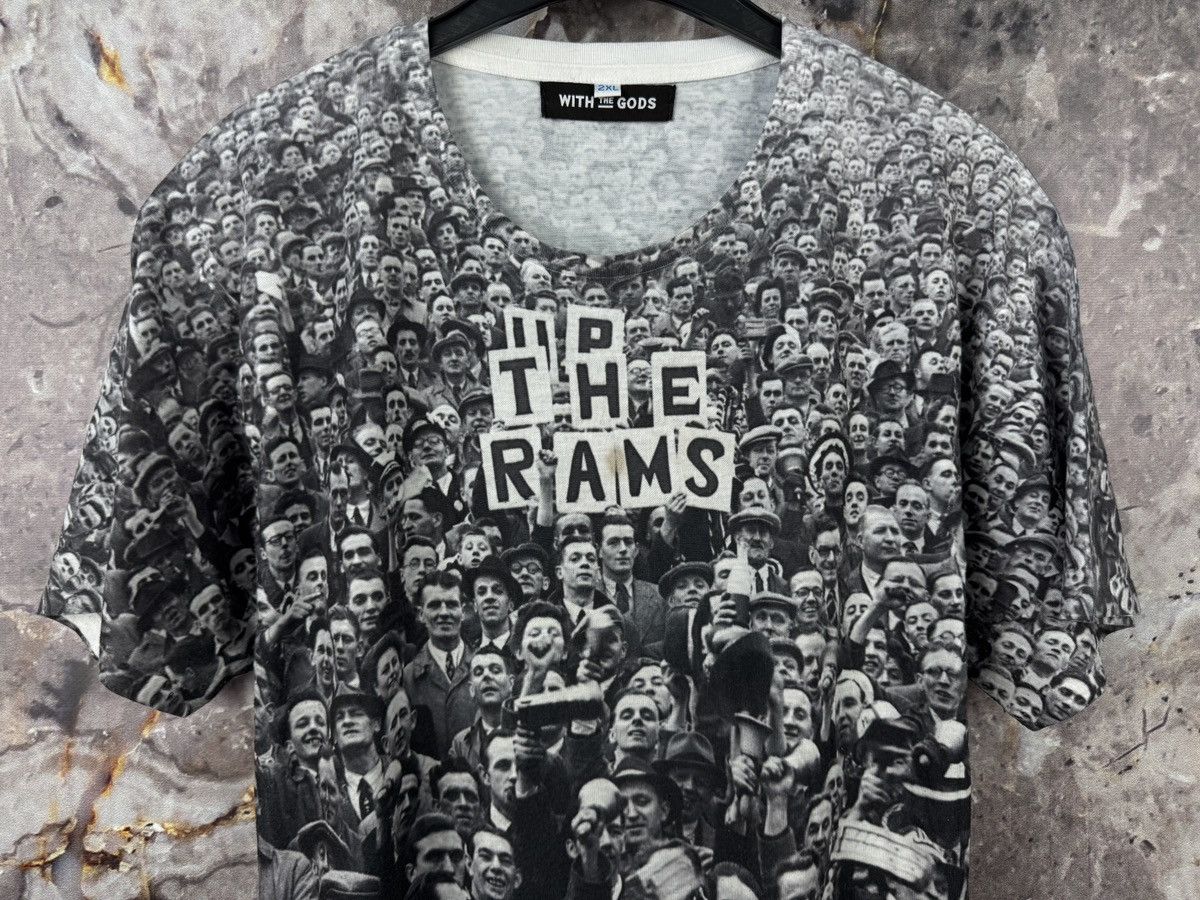 Supreme With The Gods “Up The Rams” Football Crowd All Over Graphic Size US XXL / EU 58 / 5 - 3 Thumbnail