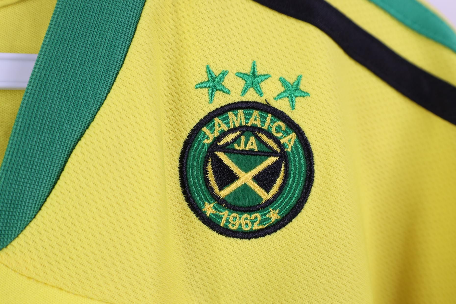 Vintage Vintage Y2K World Cup Jamaica Soccer Futbol Jersey Shirt Size US XL / EU 56 / 4 - 4 Thumbnail