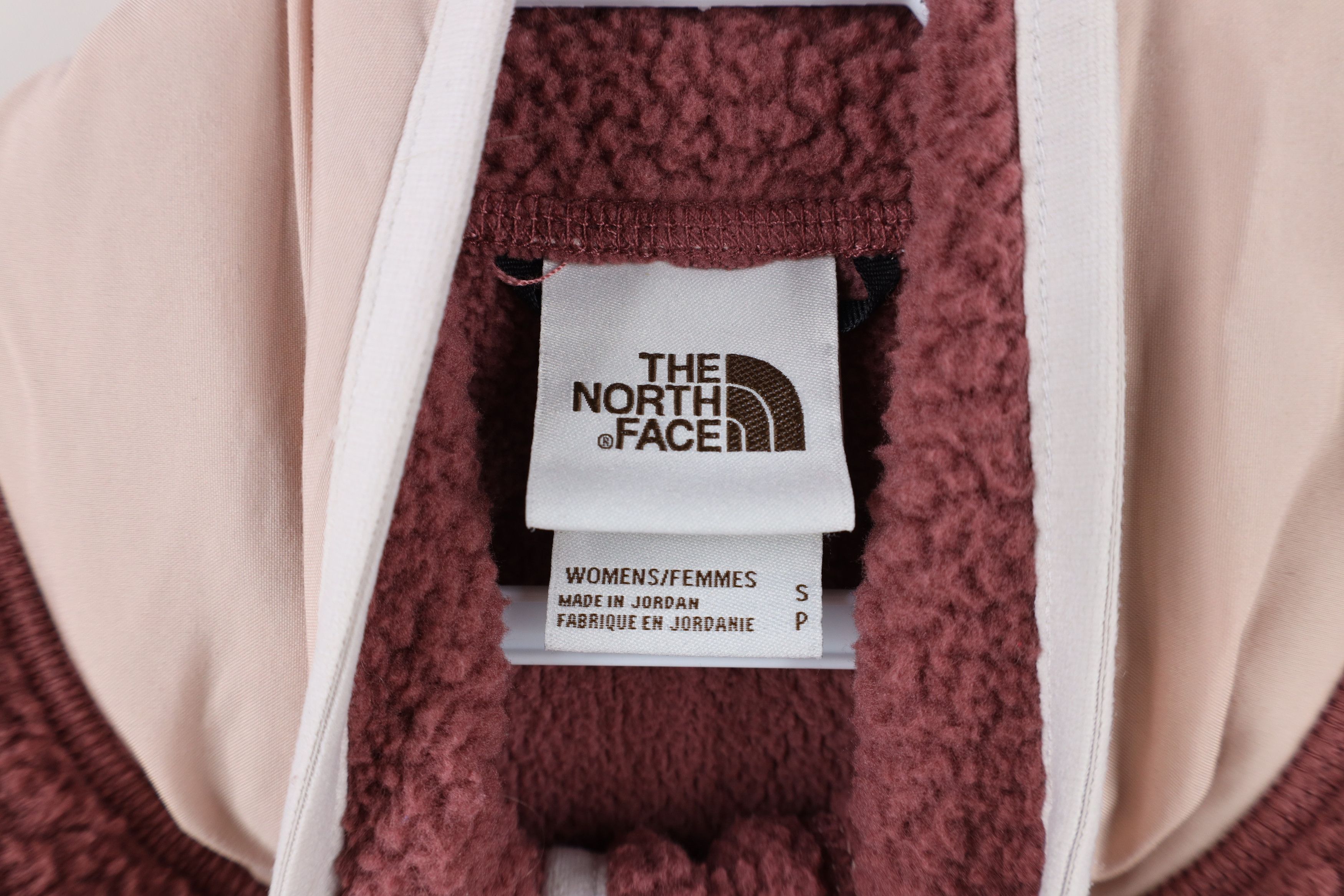 The North Face × Vintage The North Face Spell Deep Pile Fleece Full Zip Jacket Pink Size S / US 4 / IT 40 - 10 Thumbnail