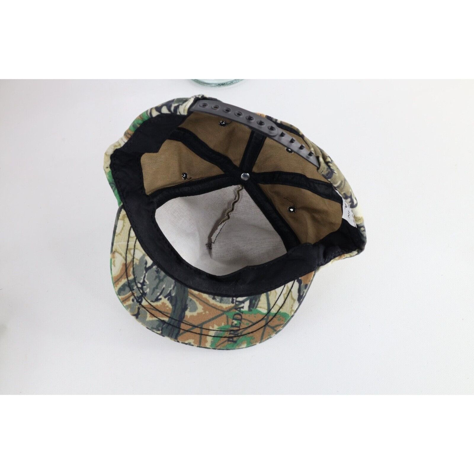 Vintage Vintage 90s Streetwear Predator Camouflage Chamois Cloth Hat Size ONE SIZE - 8 Thumbnail