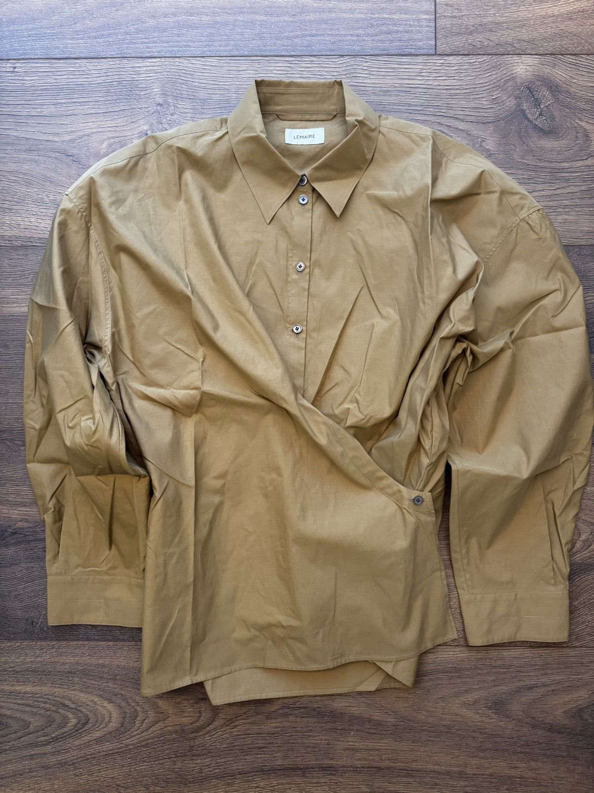 Lemaire Lemaire Straight Collar Twisted Shirt - 38 Size M / US 6-8 / IT 42-44 - 3 Thumbnail