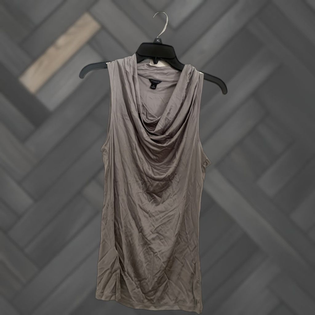 Ann Taylor Ann Taylor blouse Gray size medium sleeveless Size M / US 6-8 / IT 42-44 - 1 Thumbnail