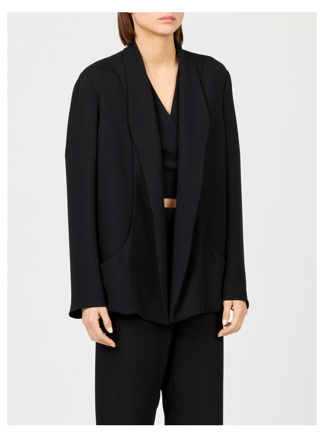 Loro Piana o1srvl11e0526 FAP0223 Annie Jacket in Black Size M / US 6-8 / IT 42-44 - 5 Thumbnail
