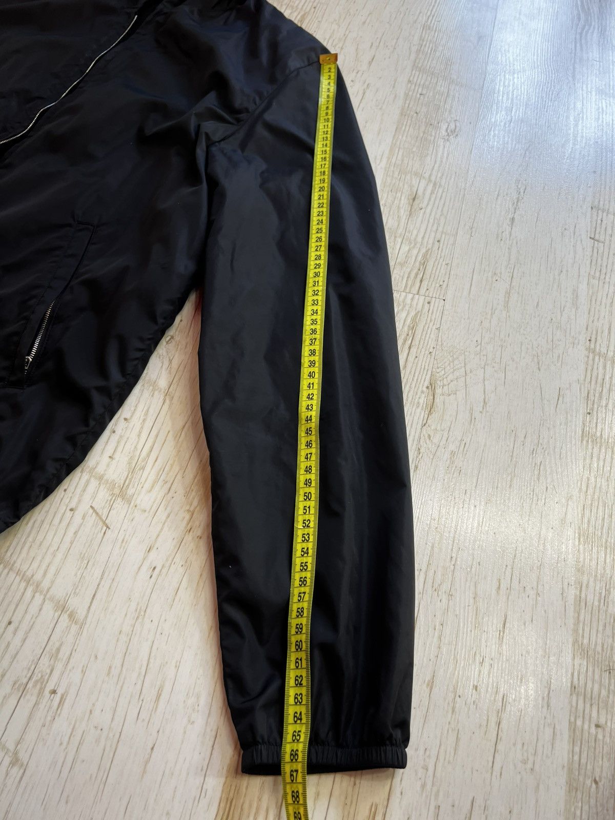 Valentino Valentino Black Nylon Windbreaker Jacket Size US S / EU 44-46 / 1 - 21 Thumbnail