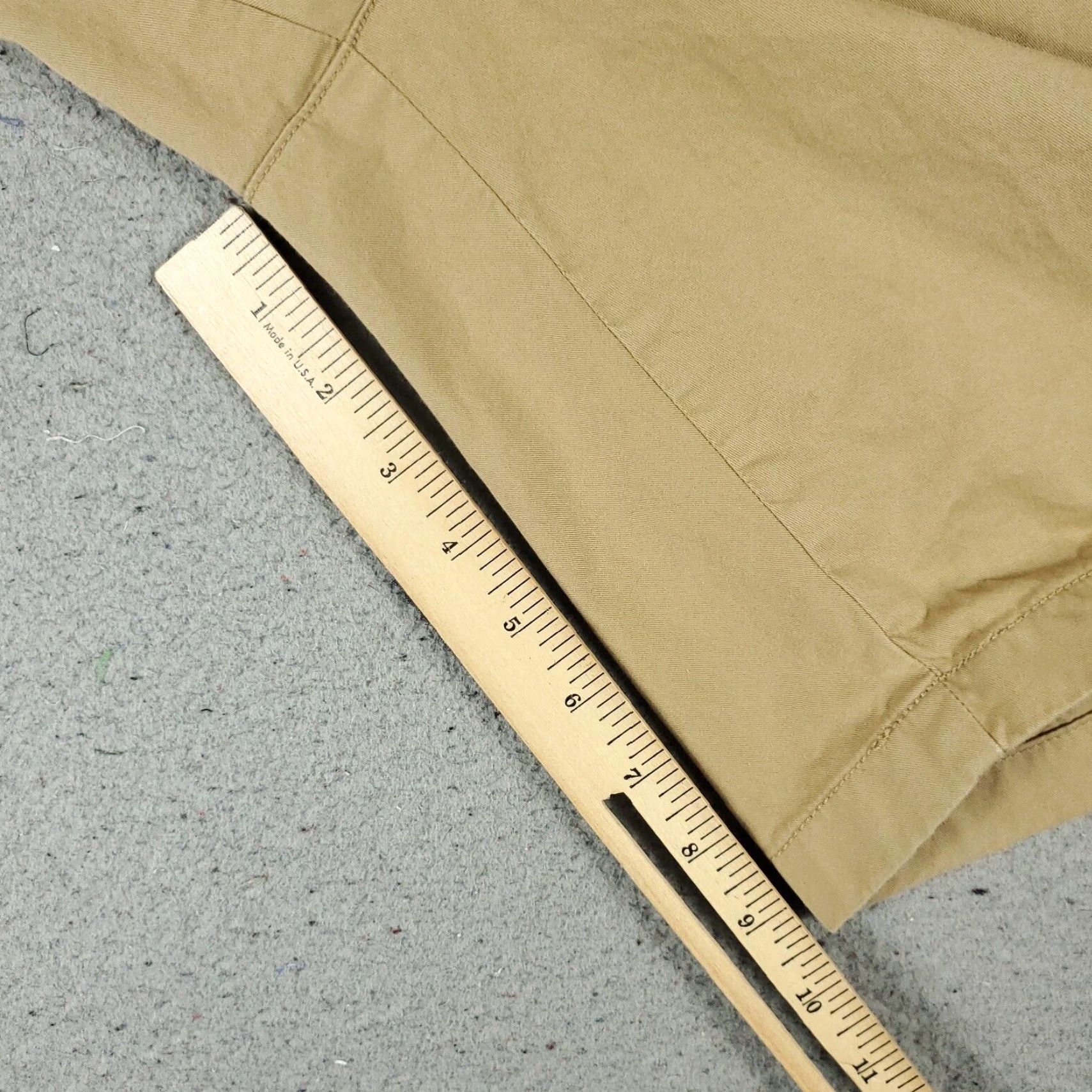 UNTUCKit VINTAGE UNTUCKit Men's Shorts Size 36 Beige Casual Chino Flat Front Cotton Size US 36 / EU 52 - 6 Thumbnail