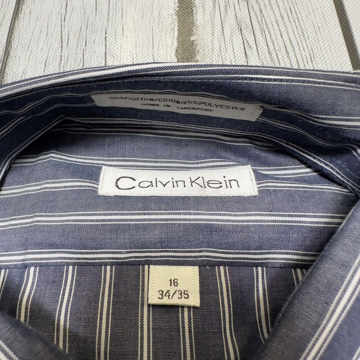 Calvin Klein × Vintage Vintage Calvin Klein shirt Size US L / EU 52-54 / 3 - 4 Thumbnail