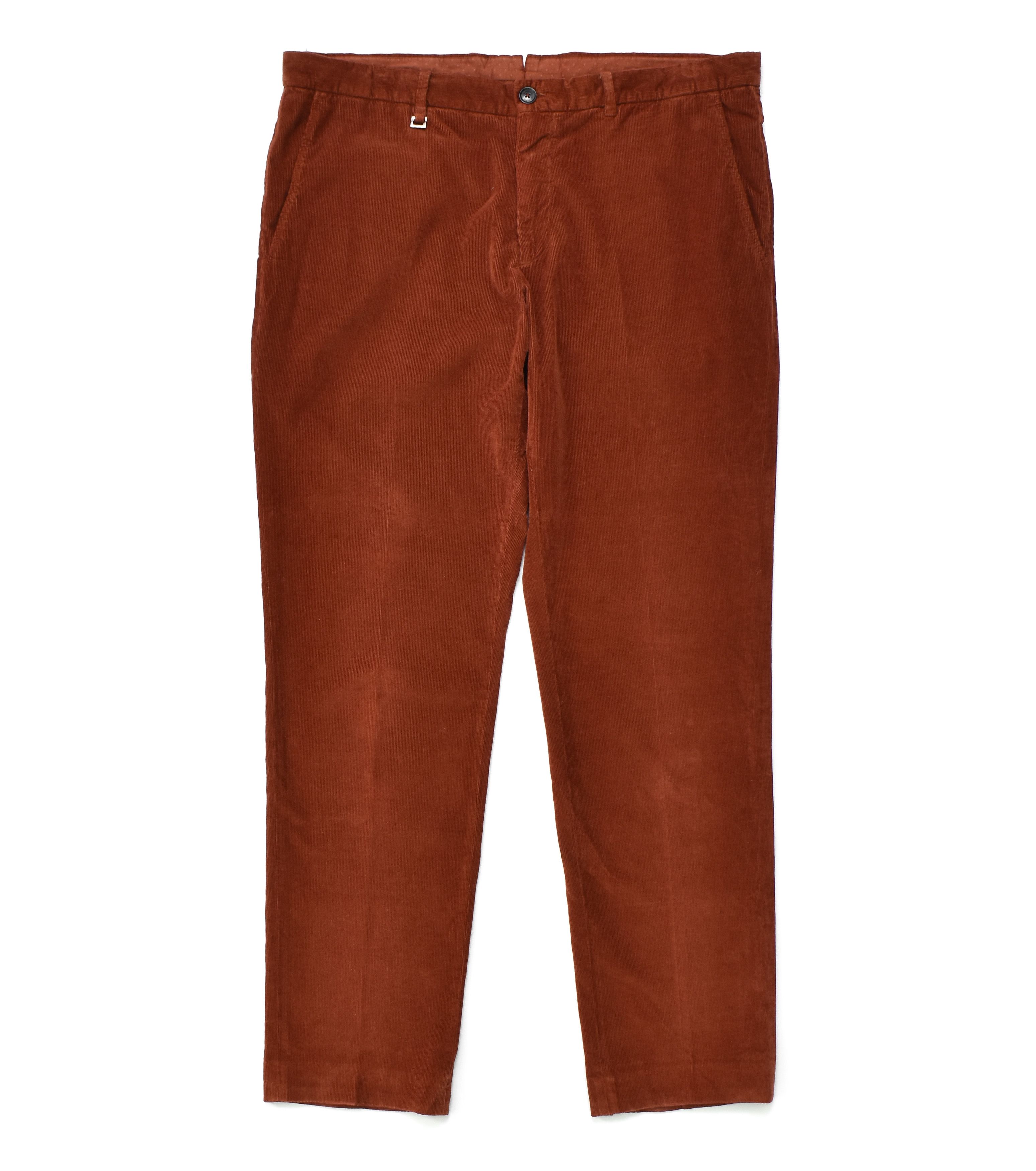 Ermenegildo Zegna ERMENEGILDO ZEGNA Slim Fit Corduroy Pants Cotton Size US 38 / EU 54 - 1 Thumbnail
