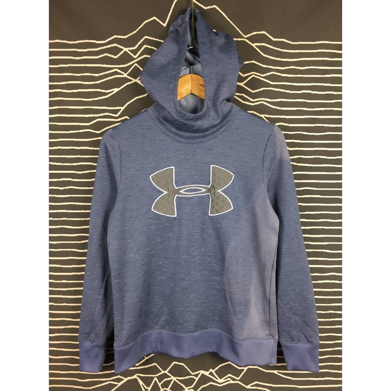 Under Armour × Vintage Under Armour Storm ColdGear Big Logo Pullover Hoodie Size US S / EU 44-46 / 1 - 4 Thumbnail