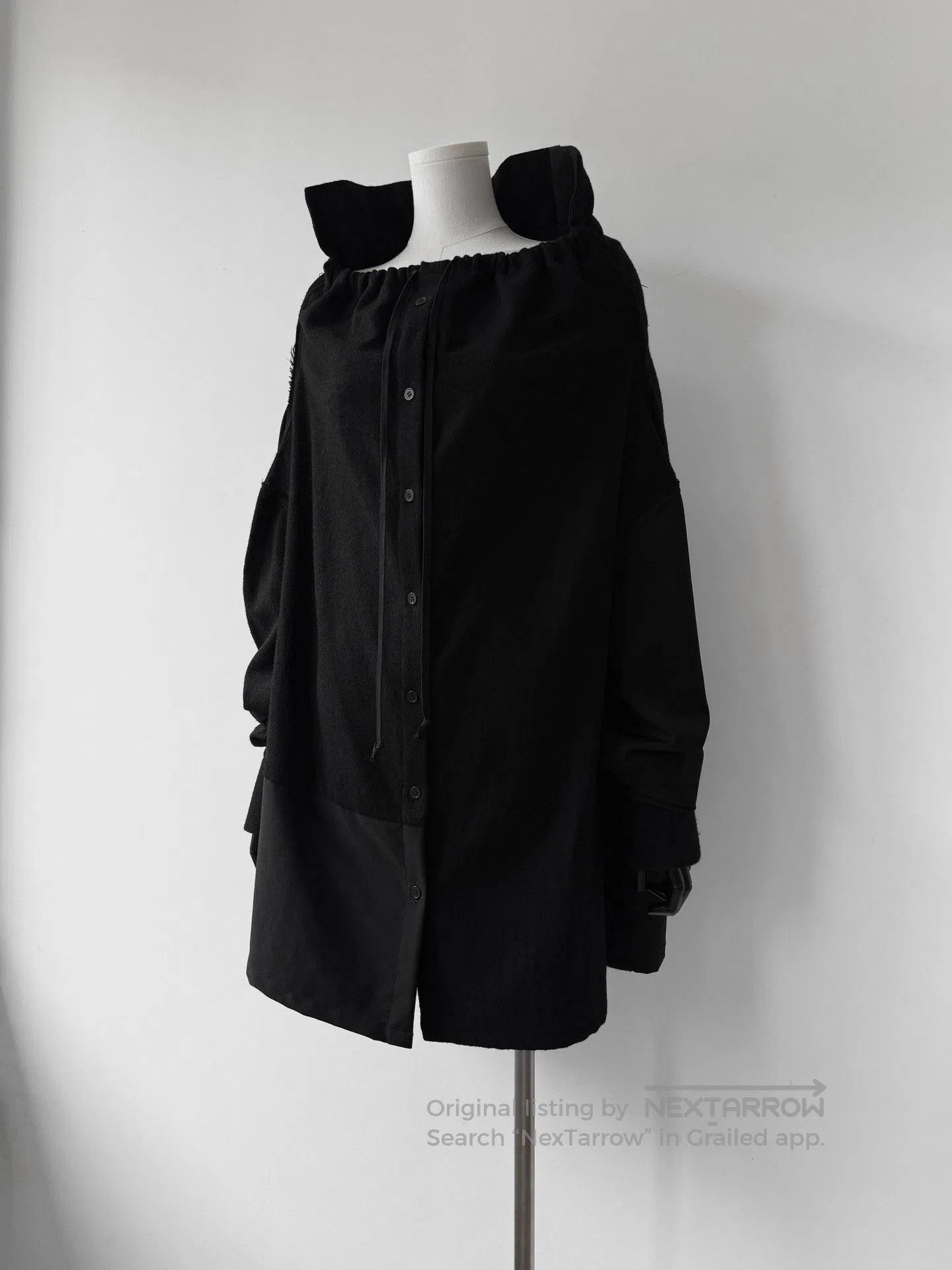 Yohji Yamamoto Yohji Yamamoto Regulation 25AW Wizard Cloak. Size US M / EU 48-50 / 2 - 3 Thumbnail
