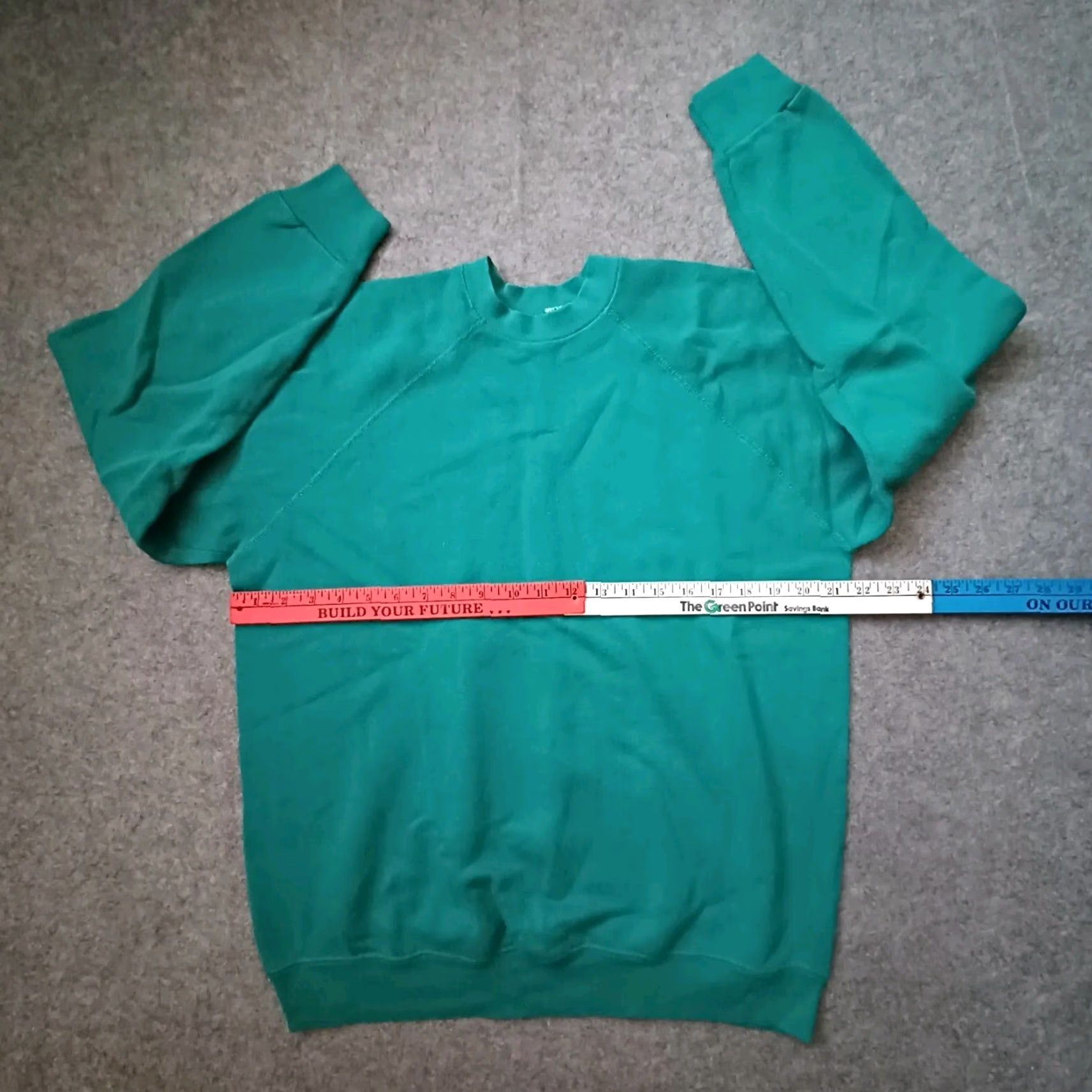 Tultex VINTAGE Tultex Sweatshirt Mens XL Green Crewneck USA 80s Sweatshirt Mens XL Green Crewneck USA 80s Size US XL / EU 56 / 4 - 4 Thumbnail