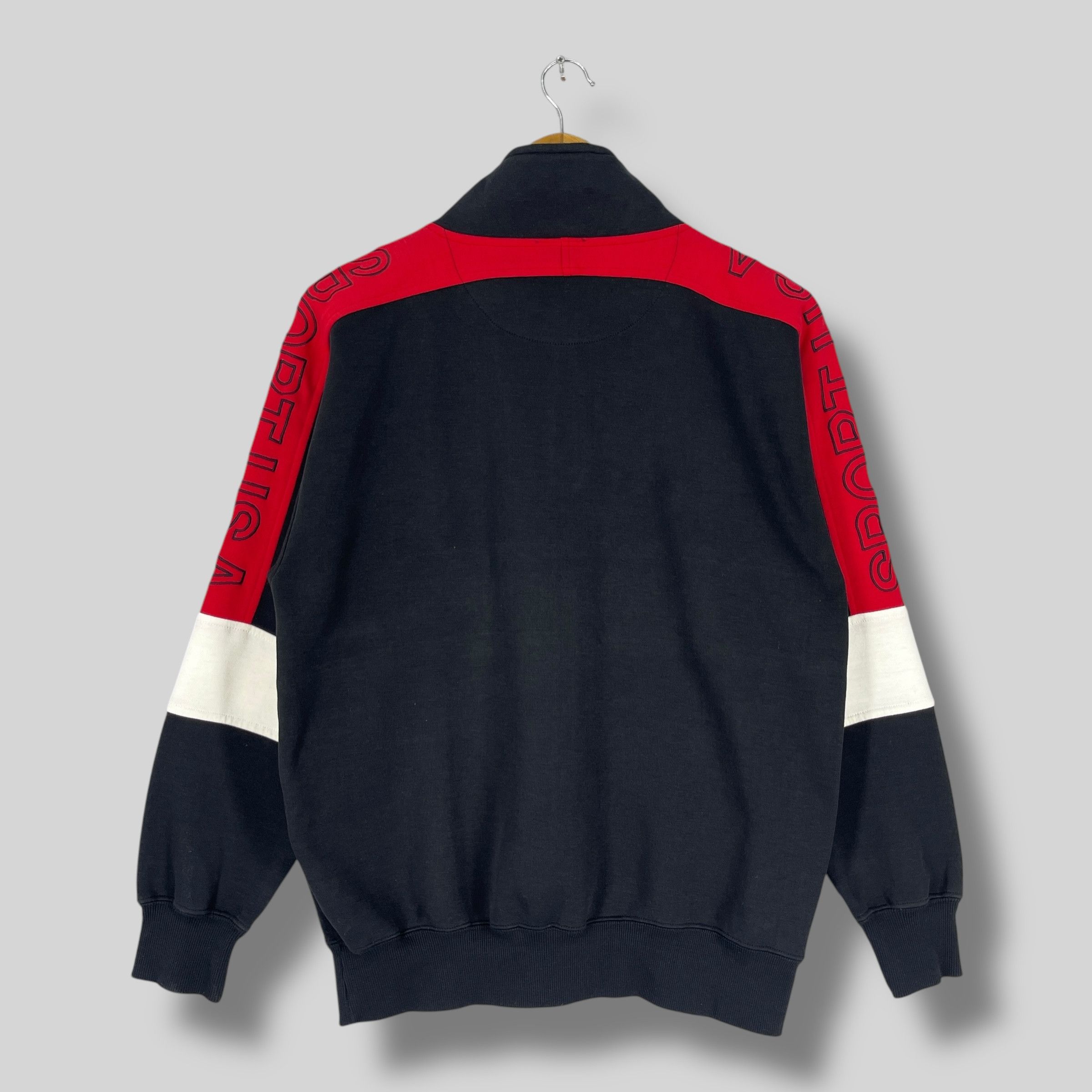 Nike Vintage 90's NIKE Swoosh Sport Usa Half Zipper Sweatshirt Size US M / EU 48-50 / 2 - 10 Thumbnail