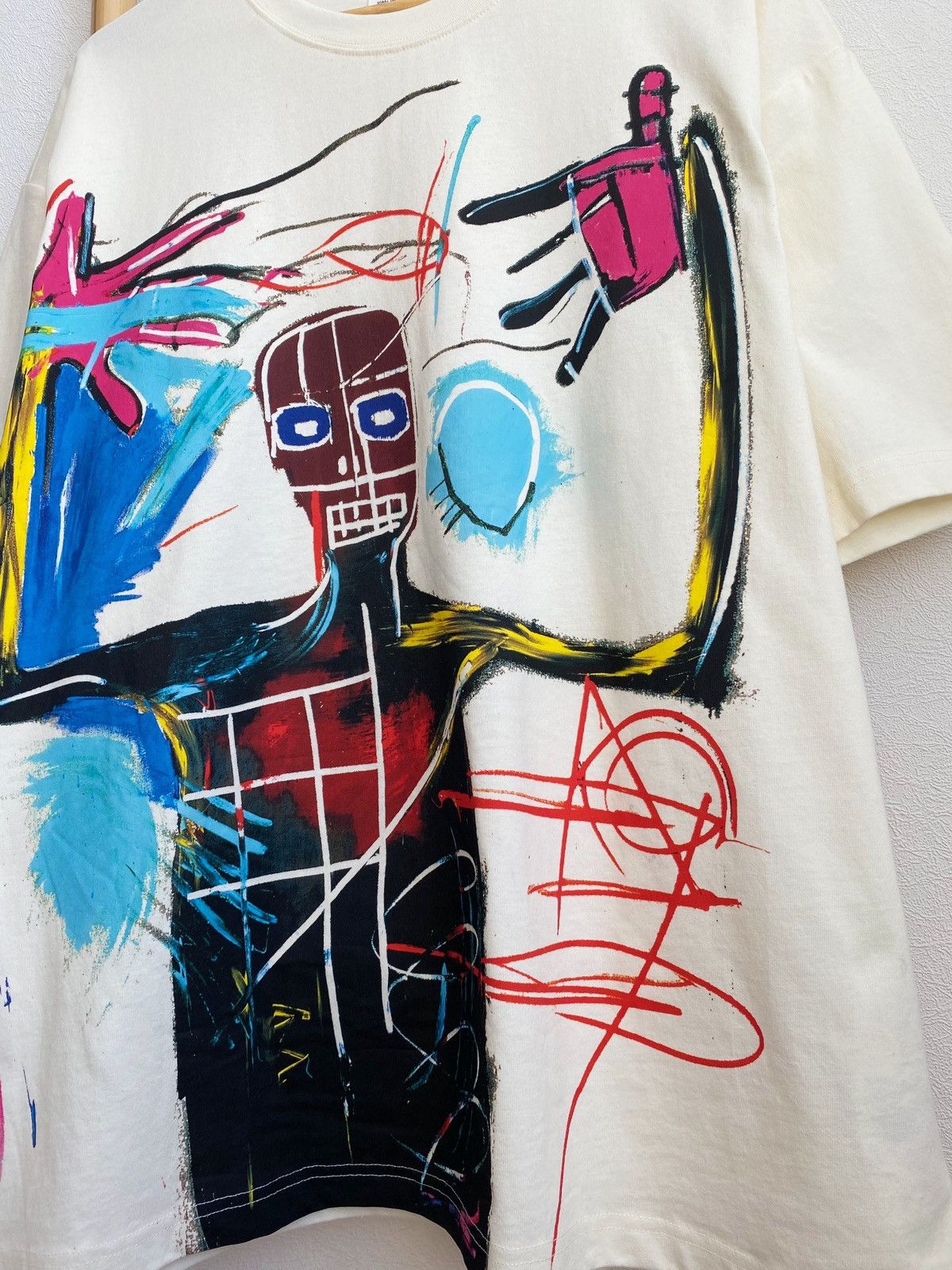 H&M × Jean-Michel Basquiat × Who Decides War WHO DECIDES WAR x BASQUIAT x H&M RELAXED FIT COTTON T-SHIRT Size US XL / EU 56 / 4 - 18 Thumbnail
