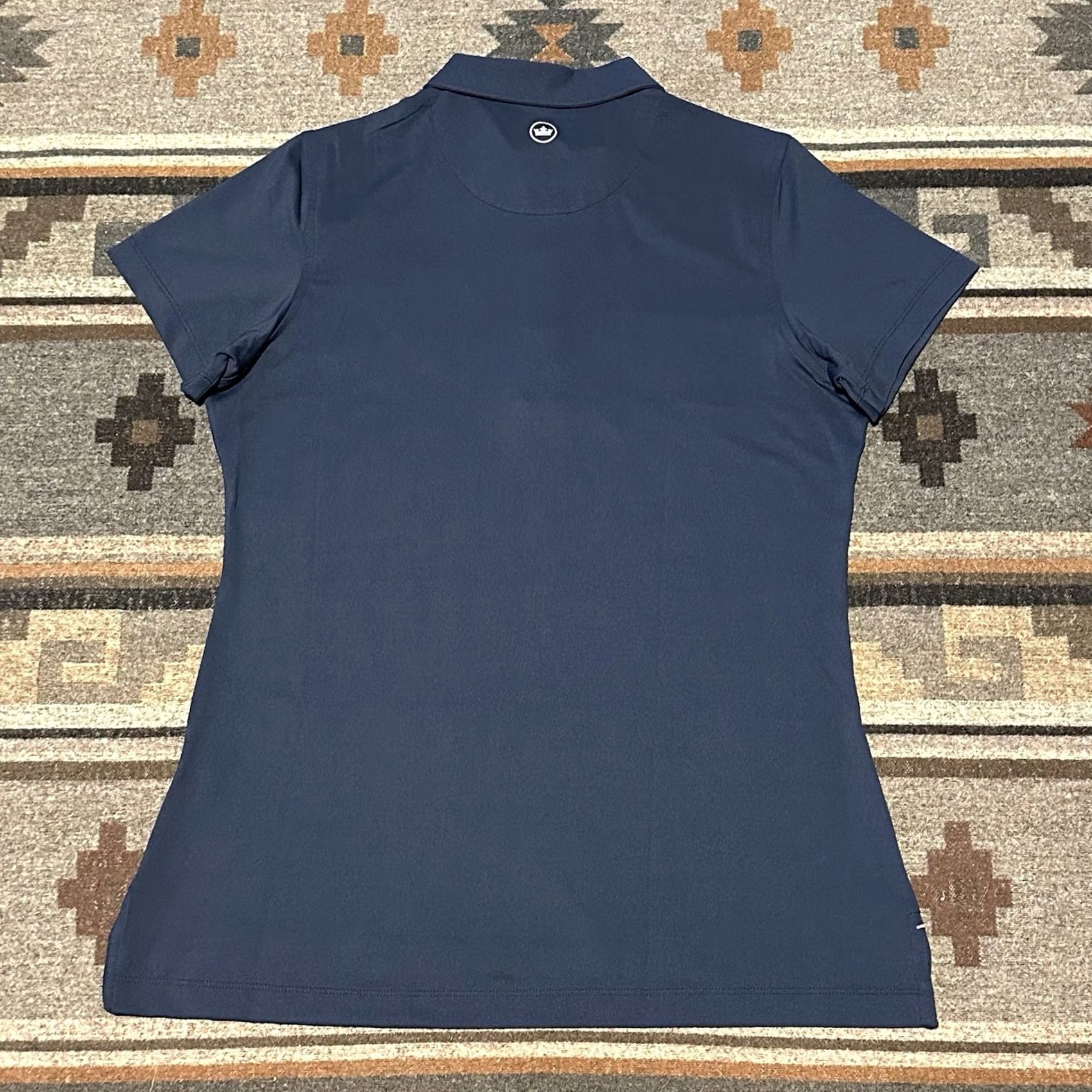 Peter Millar Peter Millar Polo Womens Medium Blue Performance Perfect Fit Golf C4 Polo Size M / US 6-8 / IT 42-44 - 2 Thumbnail