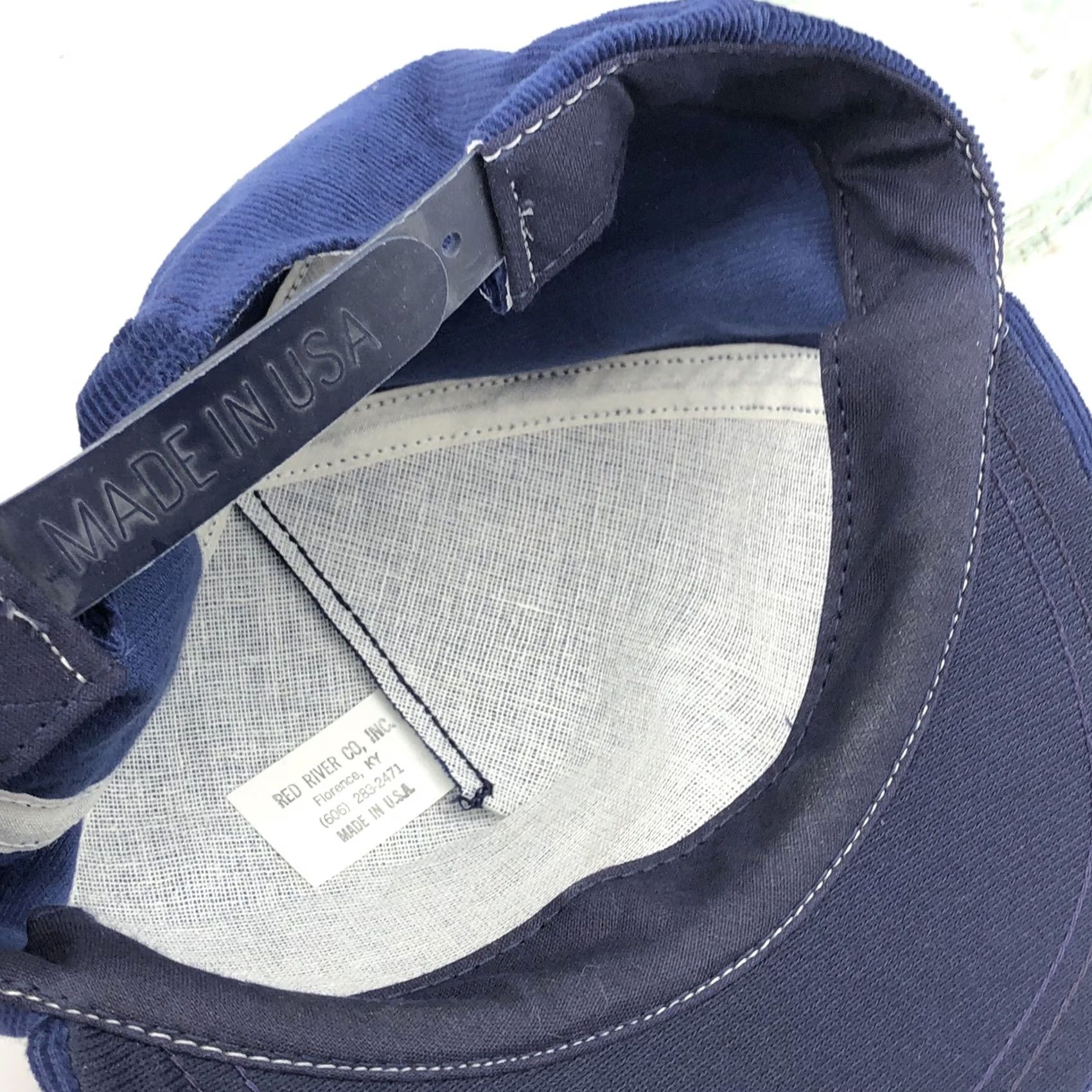 Vintage Vintage Superior Carriers Trucker Hat Cap Blue Corduroy SnapBack 80s Trucking US Size ONE SIZE - 6 Thumbnail