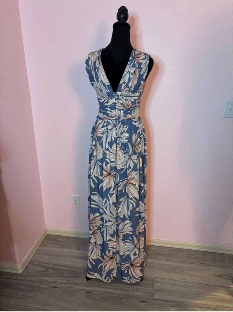 Dress the Population Dress the Population Dress Small Blue Floral Size S / US 4 / IT 40 - 2 Thumbnail