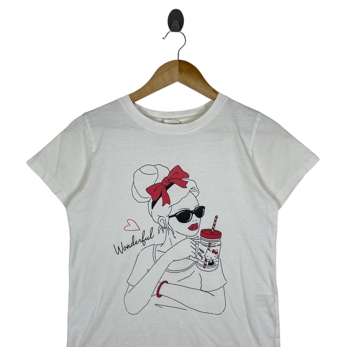Vintage LDS X Hello Kitty Tee Shirt Size M / US 6-8 / IT 42-44 - 2 Thumbnail
