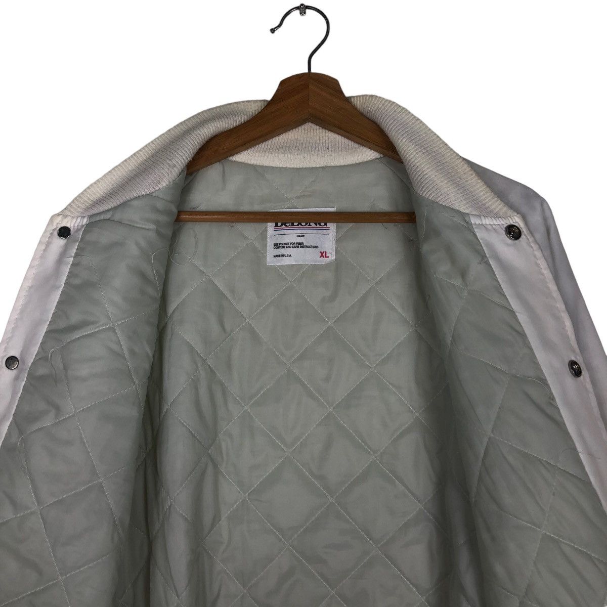 Japanese Brand 🔥Vtg Bomber Jacket Satin Delong Made in USA Size US XL / EU 56 / 4 - 12 Thumbnail