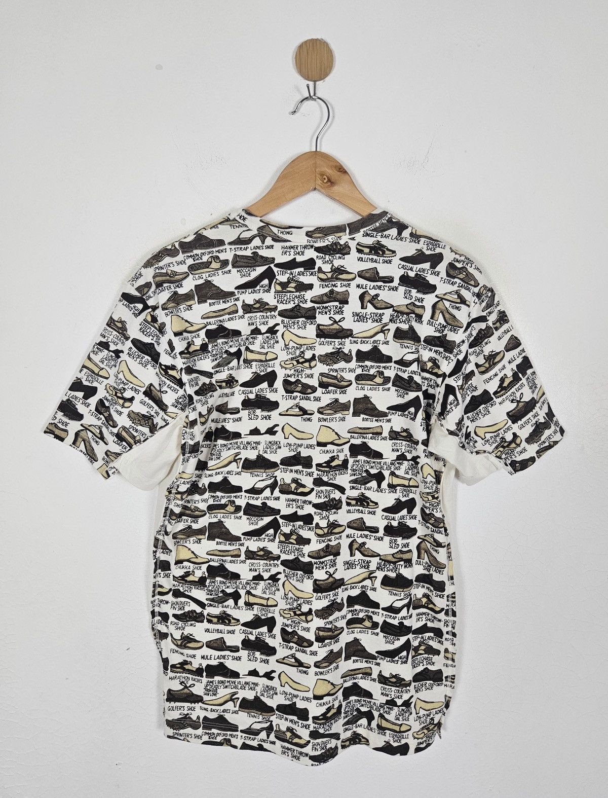 Comme des Garcons Comme des Garcons CDG Shoes all over pattern shirt Size US M / EU 48-50 / 2 - 3 Thumbnail