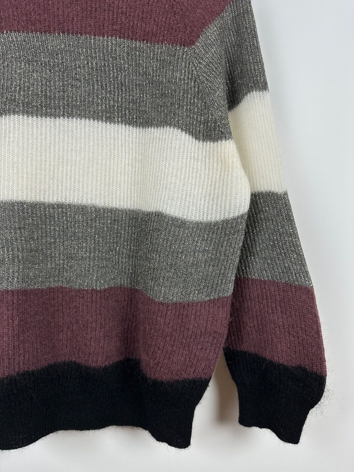 Brunello Cucinelli Brunello Cucinelli Mohair / Wool Sweater Size S / US 4 / IT 40 - 10 Thumbnail