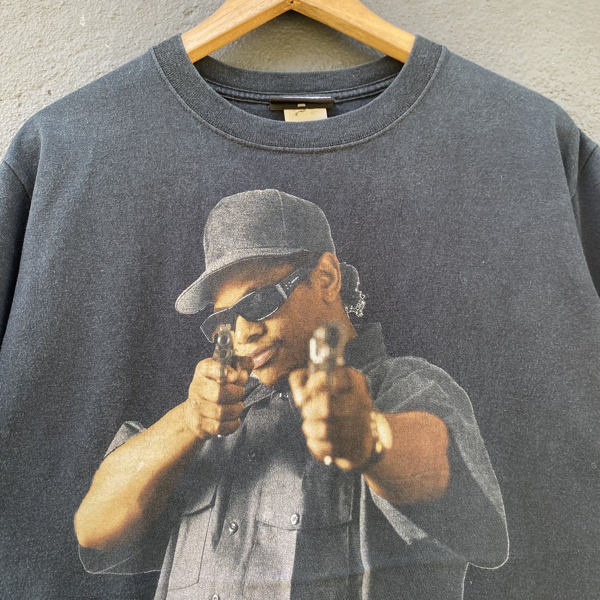 Rap Tees 💥SICK💥 THRASHED FADED VINTAGE EAZY-E N.W.A ERD GRUNGE TEE Size US M / EU 48-50 / 2 - 3 Thumbnail