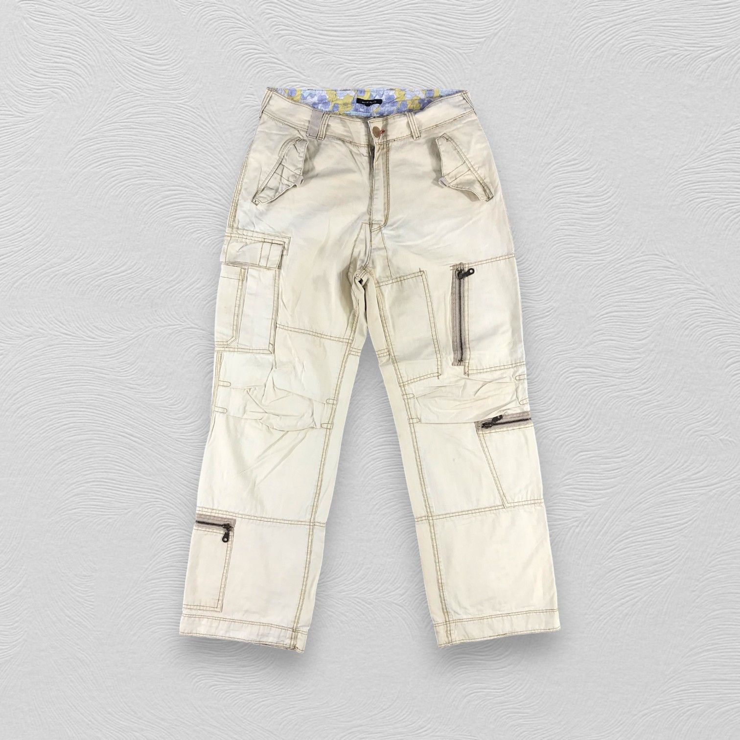 Japanese Brand Stra Raggio Cargo Pants Multipocket Tactical Trousers Size US 34 / EU 50 - 1 Thumbnail