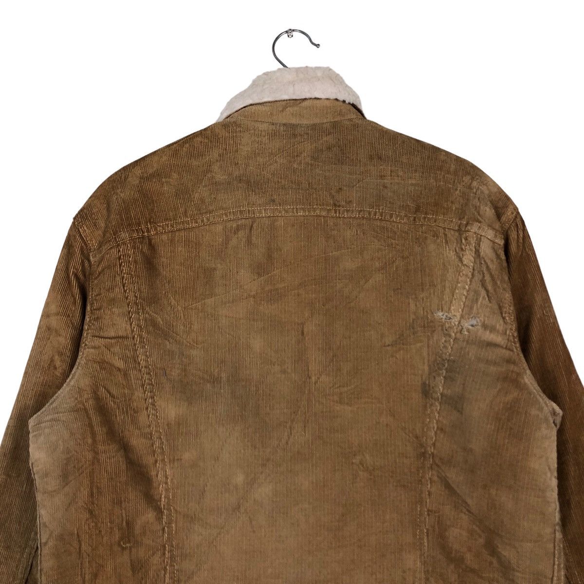 Levi's 🔥Vintage Cropped Biker Jacket Levi’s America Corduroy Size US M / EU 48-50 / 2 - 9 Thumbnail