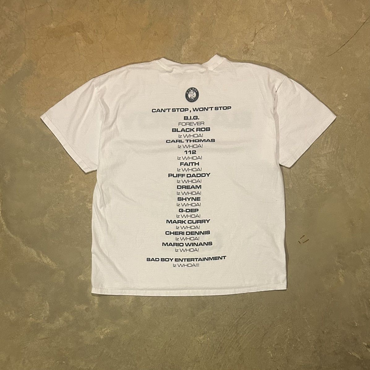 Rap Tees × Vintage Crazy Vintage 90s Bad Boy Records Puff Daddy Rap Tee Size US XXL / EU 58 / 5 - 4 Thumbnail
