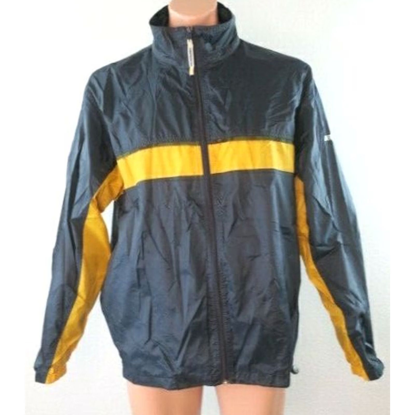 Vintage VINTAGE Counter Culture Windbreaker Jacket XL Blue 90s Skate Surf Zip Mens Dark Blue Size US XL / EU 56 / 4 - 3 Thumbnail